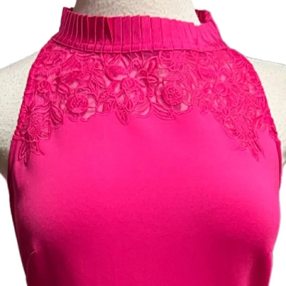 Ted Baker London Zaffton Fit & Flare Skater Dress Fuchsia Size 2 - Picture 13 of 14